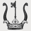 Fewster family crest, coat of arms