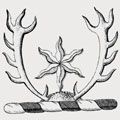 Jeune family crest, coat of arms