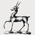 Delatune family crest, coat of arms