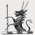 Gurteen family crest, coat of arms
