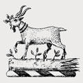 Worthington family crest, coat of arms