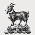 Bainbrigge-Le Hunt family crest, coat of arms