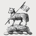 Clack family crest, coat of arms