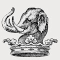 Pelley family crest, coat of arms