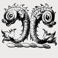 Kergourdenac family crest, coat of arms
