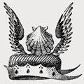Heselrigge family crest, coat of arms