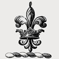 Cleypole family crest, coat of arms