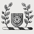 Currey family crest, coat of arms