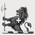 Hudson-Kinahan family crest, coat of arms