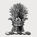 Colborne-Veel family crest, coat of arms
