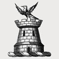 Levall family crest, coat of arms