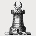 Deton family crest, coat of arms