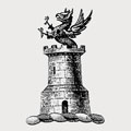 Whorwood family crest, coat of arms