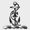 Braddyll family crest, coat of arms