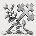 Staveley family crest, coat of arms