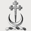 Ahany family crest, coat of arms