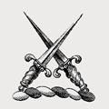 Abercorne family crest, coat of arms