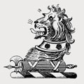 Rathbone family crest, coat of arms