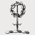 Aberkirdor family crest, coat of arms