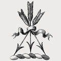 Egerton-Warburton family crest, coat of arms