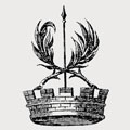 Langan family crest, coat of arms