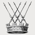 Botetourt family crest, coat of arms