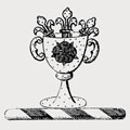 Crocker family crest, coat of arms