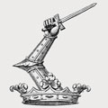 O'learie family crest, coat of arms