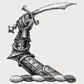 Haggie family crest, coat of arms