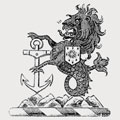 Harland family crest, coat of arms