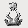 Ridge family crest, coat of arms