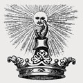 Falkiner family crest, coat of arms