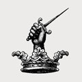 M'brayne family crest, coat of arms