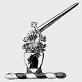 Lamplugh family crest, coat of arms