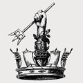 Burrard family crest, coat of arms