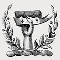 Pridham family crest, coat of arms