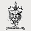 Tenison family crest, coat of arms