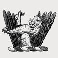 Hallen family crest, coat of arms