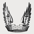 Leaton-Blenkinsopp family crest, coat of arms