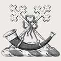 Burt family crest, coat of arms