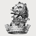 Hengrave family crest, coat of arms