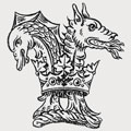 Ellerker family crest, coat of arms