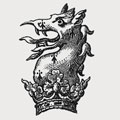 Malet family crest, coat of arms
