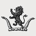 Seccombe family crest, coat of arms