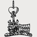 Ewart family crest, coat of arms