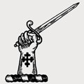 Houstoun family crest, coat of arms