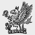Burlton family crest, coat of arms