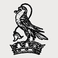 Degge family crest, coat of arms