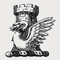 Bartlett family crest, coat of arms