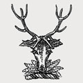 Hutton family crest, coat of arms